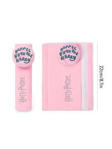 HARRY POTTER X SHEIN 1 Buah Penutup Bahu Sabuk Pengaman, Warna Pink. - harry potter - View 2