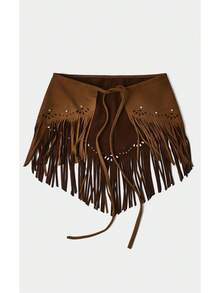 Noxbound Understated Leather Decorative Belt Suitable For Matching With Dresses And Long Pants - A - View 4