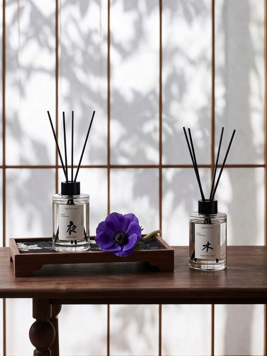 Cirelle 1 جهاز ناشر عطري أنيق بدون لهب بسعة 120 مل، محمول للمنزل والسيارة، مناسب لأجهزة نشر العطور وأجهزة الترطيب وديكور المنزل وديكور الفندق - 1PC - مشاهدة 1
