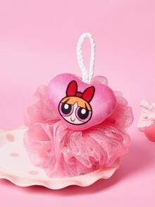 THE POWERPUFF GIRLS X SHEIN 1Pc/3pc Cute Three-Dimensional Bath Ball, Super Soft Foaming Net - Multicolor - View 2