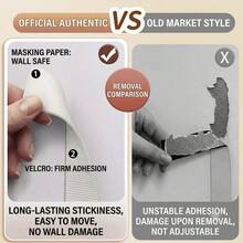1 Buah Papan Buletin Felt Bertepi Gelombang Besar, Papan Pin Felt Tepi Kipas Estetis, Papan Pajangan Foto & Papan Visi Perekat Diri untuk Dekorasi Rumah, Kantor, dan Ruangan - A - View 5