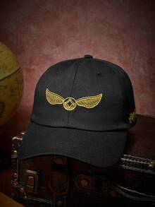 HARRY POTTER X SHEIN Topi Baseball Wanita - Hitam - View 1
