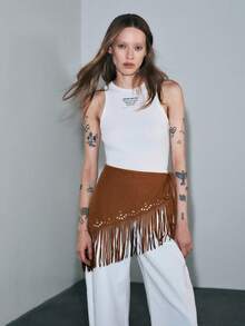 Noxbound Understated Leather Decorative Belt Suitable For Matching With Dresses And Long Pants - A - View 5