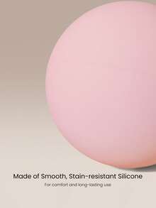 GLOWMODE Extra Love Smooth Silicone Massage Ball For 360° Muscle Relaxation & Recovery Yoga Pilates Studio Gym Workout Fitness Wellness Accessory - Pink - View 5