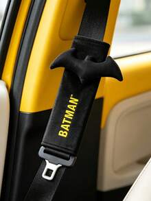 BATMAN X SHEIN Car Seat Belt Shoulder Cover, Soft Anti-Strangle Comfortable Model, Car Shoulder Pad, Universal Four-Season Use, Car Safety Shoulder Products - Batman - View 1