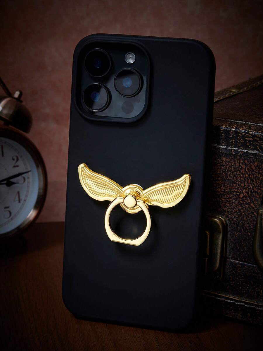 HARRY POTTER X SHEIN Acrylic Ring Mobile Phone Holder, Desktop Support Bracket Clip Buckle, Strong Sticky Multi-Function Ring, Gift Idea, Party - Multicolor - View 1