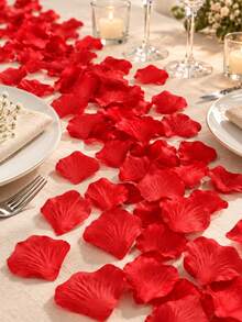 2000 Kelopak Mawar Buatan dari Kain Non-Woven Bergaya Romantis, Cocok untuk Pesta Lamaran, Dekorasi Hari Valentine, Dekorasi Pernikahan, Dekorasi Kamar, Dekorasi Ulang Tahun, Dekorasi Rumah, Dekorasi Pemandangan, dll. - warna-warni - View 4