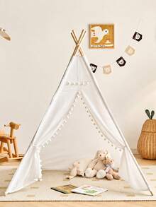 1 lều trắng, lều di động, lều trong nhà, lều cắm trại ngoài trời - A - Xem 4