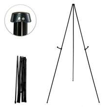 1Pc Wedding Sign Display Stand, Foldable Floor Display Rack, Black Tripod, Suitable For Wedding Signs, Posters & Welcome Boards, Large Adjustable Metal Painting Easel With Black Base, Easter Gift, For Wedding Banner & Poster Display - Multicolor - View 11