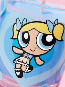 THE POWERPUFF GIRLS X SHEIN شمعة معطرة فتيات القوة (أزرق) - ليتشي ملح البحر - مشاهدة 5