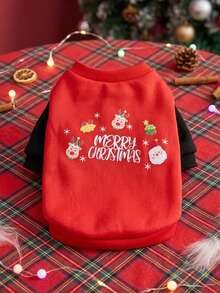 PETSIN 1 Pc Pet Christmas Red & Black Without Cap - Multicolor - View 2