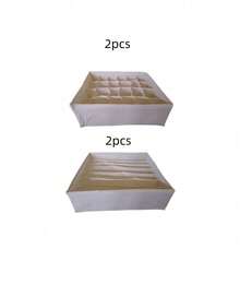 1/3 Pcs Set Organizer Lemari Pakaian Besar, Kotak Penyimpanan Laci yang Dapat Dicuci untuk Pakaian Dalam & Aksesoris, Ideal untuk Pengorganisasian Musiman seperti Natal, Fungsional dan Dekoratif, Memaksimalkan Ruang dan Mengurangi Kekacauan, Sempurna untuk Pecinta Gaya - MultiWarna - View 16