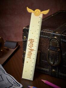 HARRY POTTER X SHEIN Fashion Cartoon Acrylic Ruler, Learning, Stationery, Creativity - Harry Potter - View 1