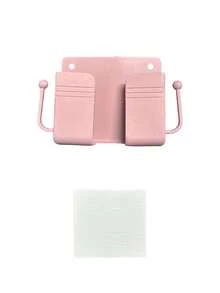 Wall-Mounted Phone Holder Storage Organizer Rack Box, Multi-Functional Wall Hanging Bedside Cellphone Bracket With Multi-Color Options, Compatible With , Android Phone, Birthday Gift, Family, Friends Phone Stand, Phone Accessories - Multicolor - View 8