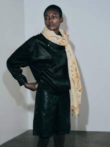 Noxbound Bearded Scarf - Khaki - View 7