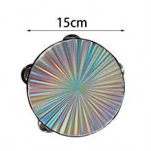 AYUZEST Tamborin Drum Tangan Baris Ganda 6/8/10 Inci dengan Gemerincing Radiance untuk Dewasa - A - View 9