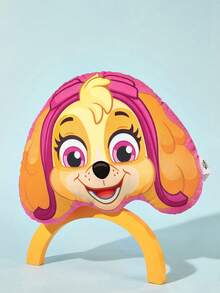 SHEIN | PAW Patrol 1件裝可愛卡通大頭保證經典動畫造型絨毛抱枕，不掉毛，沙發靠墊午睡枕 - 彩色 - 查看 2