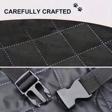 Dog Car Seat‑On‑Board Pet Travel Carrier, Durable Fabric, Easy‑To‑Clean, Adjustable Straps, Ideal For Long Car Rides, Must‑Have For Dog Travel, Suitable For Small And Medium‑Sized Dogs - Black - View 6