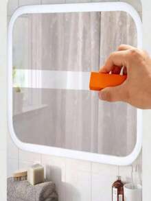 1 Piece Of Easy-To-Use Rubber Scale Removal Eraser For Removing Rust And Stains From Bathtubs And Glass, A Home Cleaning Tool For Stoves And Pots, - Orange - View 6