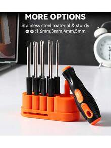 1 Set 8-In-1 Multifunctional Screwdriver Set For Mobiles And Computers - Manual Repair Tool Kit With Various Heads - Multicolor - View 5