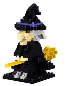 MINKOJA Halloween Cute Building Blocks Kit, Mini Q Version Skeleton Pumpkin Ghost Figures, Easy Assembly Educational Toy, Desktop Ornament, Halloween Party Favors Gift - Multicolor - View 20
