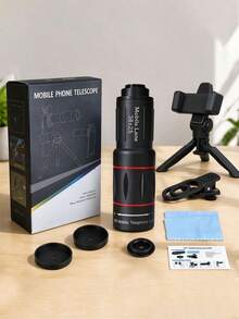 Mobile Phone Telescope 28/36/64 Times High-Definition Zoom Lens, Concert Travel Bird Watching And Moon Viewing Artifact, Portable External Telephoto Camera, A Must-Have For Recording Beautiful Moments - Multicolor - View 9