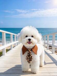 1pc Adjustable Denim Pet Tie, Cute Neck Scarf Collar For Small Dogs & Cats, Photo Prop Pet Accessory - Multicolor - View 15