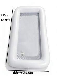 1pc Inflatable Cooler Bar, Inflatable Ice Bucket Serving Bar, Salad Food Drink Tray For Pool Party - various - View 5