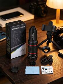 Mobile Phone Telescope 28/36/64 Times High-Definition Zoom Lens, Concert Travel Bird Watching And Moon Viewing Artifact, Portable External Telephoto Camera, A Must-Have For Recording Beautiful Moments - Multicolor - View 2