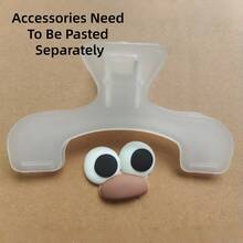 1pc DIY Cartoon Sausage Mouth Shaped Page Clips,[Accessories Need To Be Pasted Separately], Notebook/Book Marker, Large Stationery Clips Suitable For Reading, Diary, Creative Book Clip, Practical Note Clips, Fixed Manual Clips, Student Music Clips - Multicolor - View 14