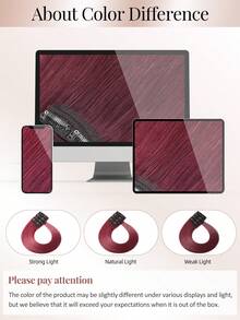 4PCS Straight Clip In Hair Extensions Human Hair, Double Weft Invisible Design With 8 Clips, 99J# Wine Red Premium Remy Hair, 12‑18 Inch, For Full‑Head Volume Boost, Perfect For Women & Girls Daily Wear, Fall Outfits, Halloween And Christmas Holiday - S99J - View 9