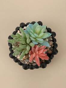 1PC Standard Size Gothic Skull Edge Storage Bowl Desktop Jewelry Key Organizer Or Succulent Planter Dark Vintage Style Multi Use Compact Sturdy Non Slip Base For Vanity Dresser Entryway Office Living Room Bedroom Home Decor Essential - A - View 10