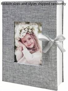 1 قطعة ألبوم صور، 4x6 50 جيب، بطانية من الكتان، جيوب صور قابلة للانزلاق، مناسب للزفاف والعائلة والذكرى السنوية والعطلات والهدايا وهدايا أعياد الميلاد والتخرج - متعدد الألوان - مشاهدة 31