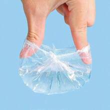 100/200pcs Disposable Stretchable Ear Covers, Minimalist Design, Protect Ears, Prevent Water From Entering Ears, Shower Ear Covers, Transparent Ear Covers, Swimming, Hair Styling, Hair Dyeing, Perming, Bathing, Hair Washing, Ear Protection - Earmuffs - View 7
