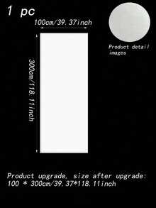 1 Piece Of 90 * 300cm Ironed Adhesive Lining Fabric, Suitable For Sewing And Handmade Production - Lightweight Polyester Lining Fabric, Suitable For Clothing, Bags, And Home Decoration - White - View 7