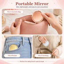 10pcs Folding Double-Sided Mirror Wedding Favor Guest Souvenir Gift - multicolor - View 5
