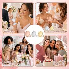10pcs Folding Double-Sided Mirror Wedding Favor Guest Souvenir Gift - multicolor - View 7