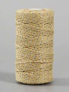 2毫米 100米 彩色编织绳 手工工艺品 DIY 米色扭绳 麻绳 家用纺织品 双股编织装饰 - 彩色 - 查看 14