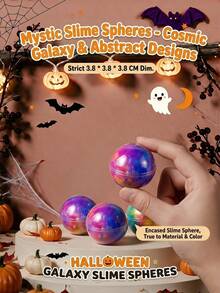 MINKOJA Galaxy Slime 行星派對禮品包，兒童玩具，彈性不黏手，適合男孩女孩，可拉伸史萊姆套組，適用於教室獎勵、聖誕襪填充物、派對用品、生日禮物（隨機顏色）（隨機顏色盒裝） - 彩色 - 查看 12