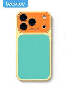 Teckwe Luxury New Phone Case: Summer Contrast-Colored Crystal Large-View Window Shockproof Dopamine Color-Block Phone Case Compatible Compatible With Iphone 18/17/16/15/14/13 Plus Pro Pro Max, Bumper Shockproof Hard Back Cover, Anti-Scratch & Anti-Fingerprint, Reinforced Drop Defense, Camera Lens Guard, Precise Cutouts, Slim Lightweight Rugged Bumper Protective Case - Multicolor - View 42