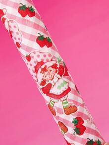 Strawberry Shortcake X SHEIN مجموعة أدوات تجعيد الشعر بدون حرارة بطباعة كرتونية 6 قطع - متعدد الألوان - مشاهدة 9