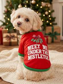 PETSIN Christmas Pet Sweatshirt, Small Dog Cat Clothes For Teddy Poodle Bichon Pomeranian Schnauzer Puppy - Multicolor - View 4