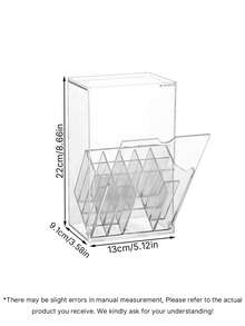Clear Acrylic Makeup Brush Holder – Adjustable Makeup Organizer For Vanities – Desktop Storage Box With Compartments – Perfect Birthday Or Valentine's Day Gift - View 10