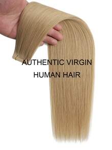 20pcs 50g 16# Light Bloned Color Straight Tape In 100% Remy Human Hair Extension For Salon Silky Seamless Invisible For Thin Hair Woman Natural Look Top Quality Halloween Costumes - S16 - View 4