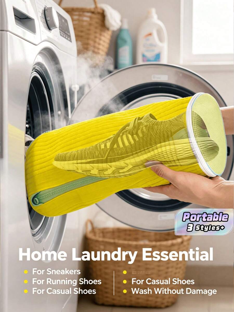 Shoe Cleaning Bag, Shoe Care Bag, Laundry-Specific Bag For Shoes, Convenient Shoe Cleaning Bag For Home Use, Prevents Shoes From Deforming - View 1
