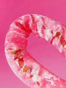 Strawberry Shortcake X SHEIN مجموعة أدوات تجعيد الشعر بدون حرارة بطباعة كرتونية 6 قطع - متعدد الألوان - مشاهدة 10
