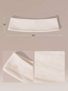 GLOWMODE FeatherFit™ 暖身吸汗彈性防滑抓地頭帶，適用瑜伽、皮拉提斯、健身房運動訓練與日常運動穿著 - 燕麥色 - 查看 7