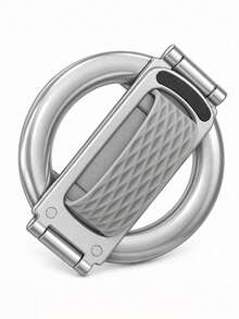 Teckwe Magnetic Phone Ring & Stand, Foldable Aluminum Alloy Phone Holder, 360° Rotation, Soft Silicone Finger Strap, Adjustable Angles For Horizontal And Vertical Viewing, Compact Desktop Support For Home, Office And Travel - A - View 14