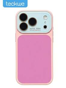 Teckwe Luxury New Phone Case: Summer Contrast-Colored Crystal Large-View Window Shockproof Dopamine Color-Block Phone Case Compatible Compatible With Iphone 18/17/16/15/14/13 Plus Pro Pro Max, Bumper Shockproof Hard Back Cover, Anti-Scratch & Anti-Fingerprint, Reinforced Drop Defense, Camera Lens Guard, Precise Cutouts, Slim Lightweight Rugged Bumper Protective Case - Multicolor - View 27