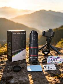 Mobile Phone Telescope 28/36/64 Times High-Definition Zoom Lens, Concert Travel Bird Watching And Moon Viewing Artifact, Portable External Telephoto Camera, A Must-Have For Recording Beautiful Moments - Multicolor - View 1